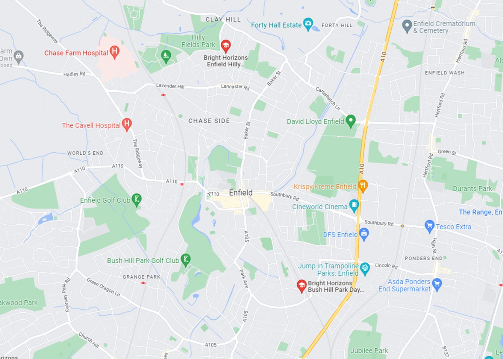 Day Nurseries and Preschools in Enfield Bright Horizons