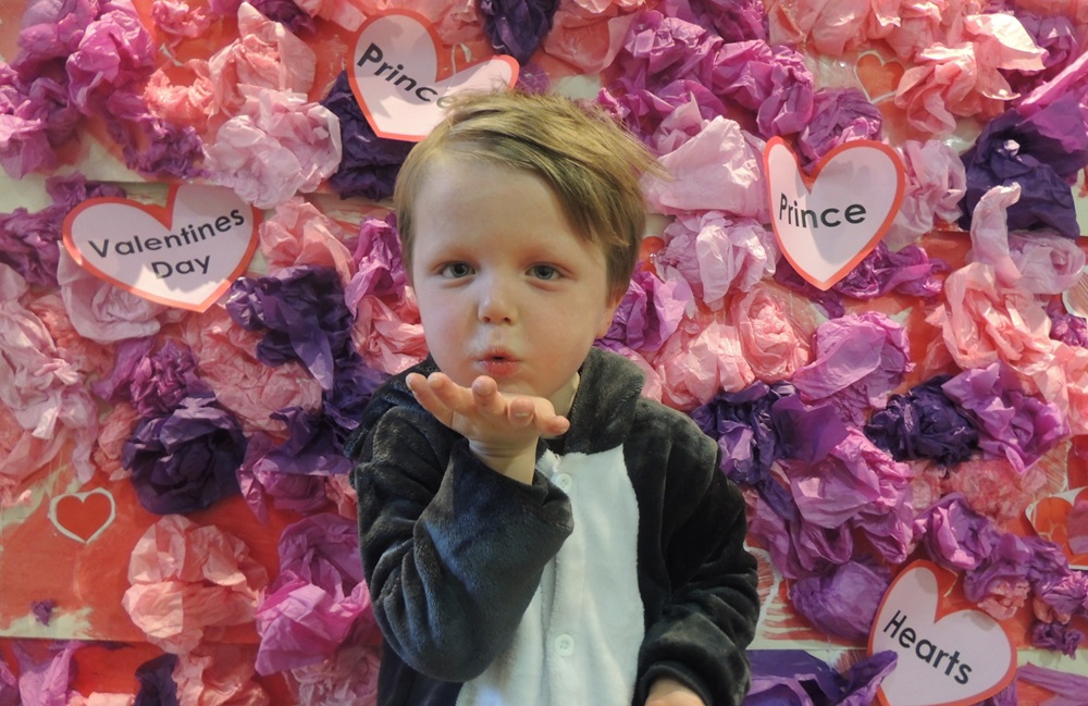 Epping nursery children celebrate Valentine’s Day