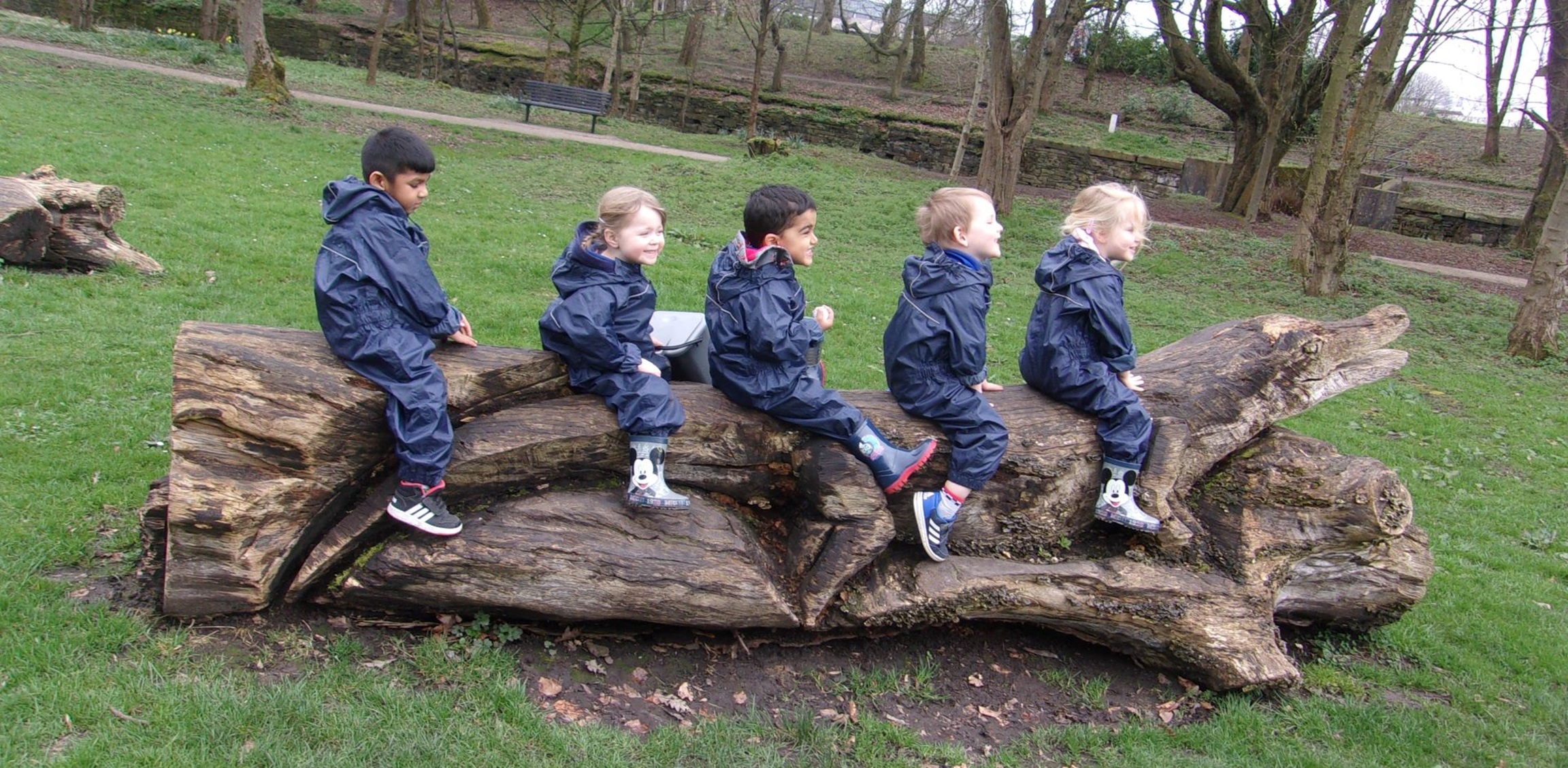 Bolton nursery children embrace park adventure